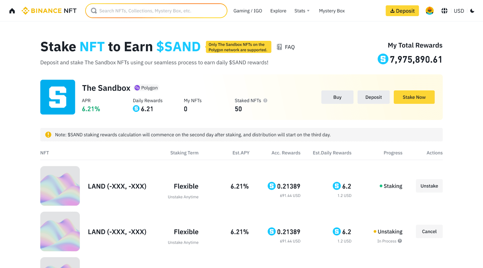 How to Participate in The Sandbox Staking Program